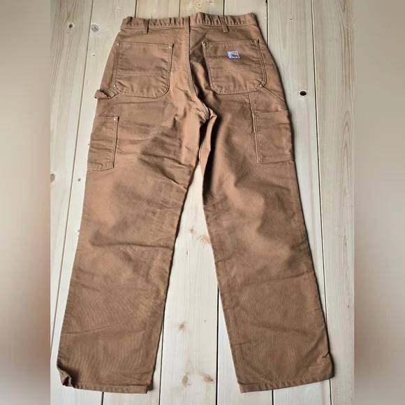 Carhartt B01 BRN Loose Fit Double Knee Utility Pants 34X30 - Picture 8 of 11